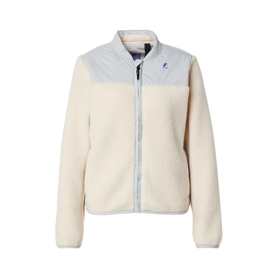 K-Way Fleece jas Bernardine 4.0 Orsetto grijs / lichtgrijs Grijs