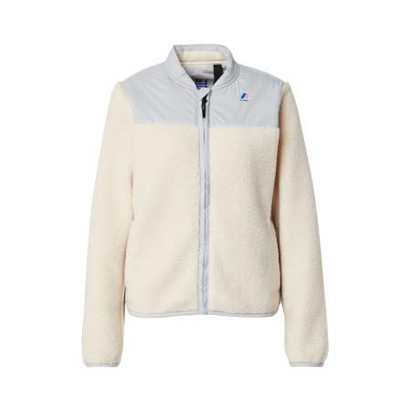 K-Way Fleece jas Bernardine 4.0 Orsetto grijs / lichtgrijs