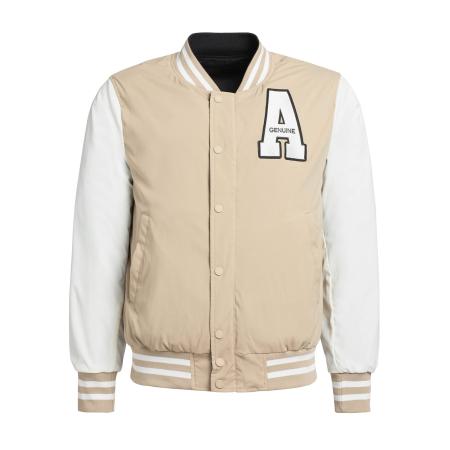 Khujo khujo Tussenjas Velo beige / zwart / wit