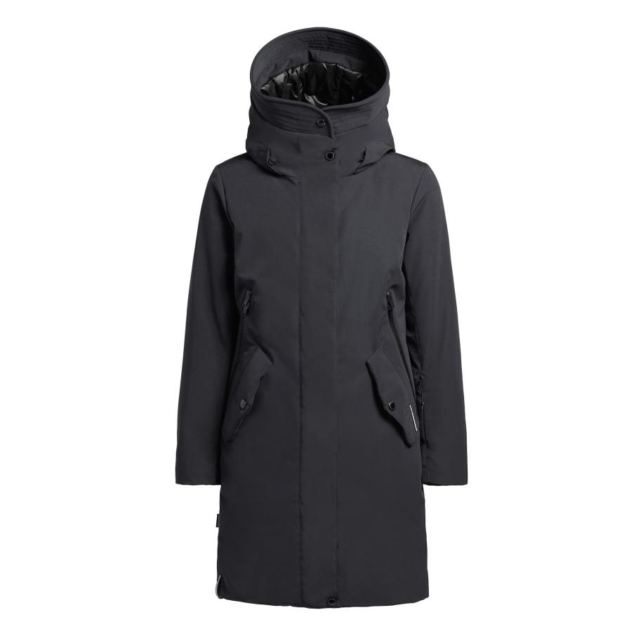Khujo khujo Winterjas CHARLYN4 donkergrijs -
