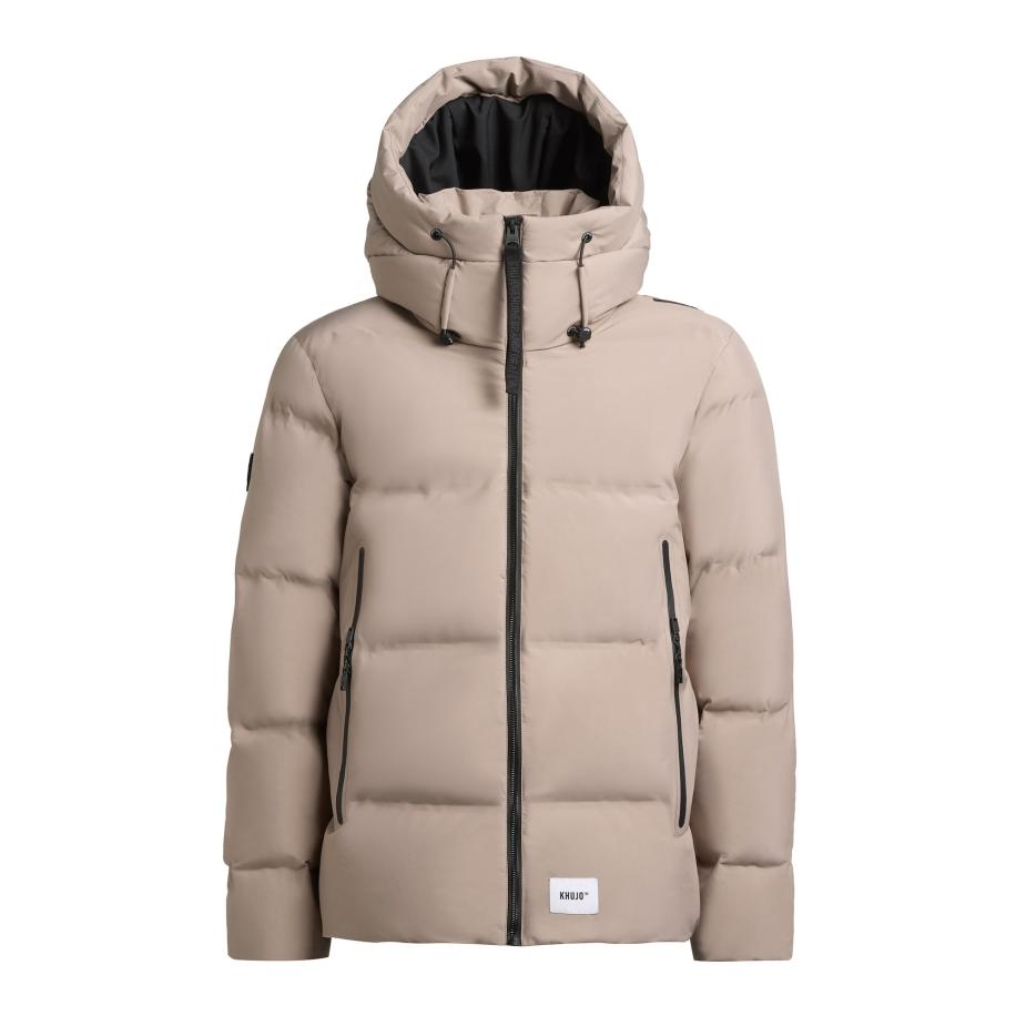 Khujo khujo Winterjas Wesh3 greige -