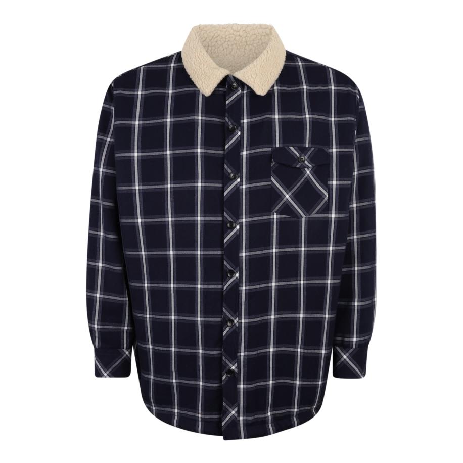 Urban Classics Urban Classics Tussenjas beige / navy / lichtblauw / wit -