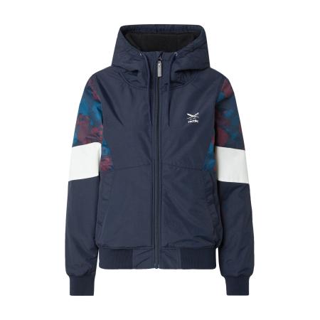 Iriedaily Iriedaily Tussenjas Blotchy marine / enziaan / donkerrood / wit