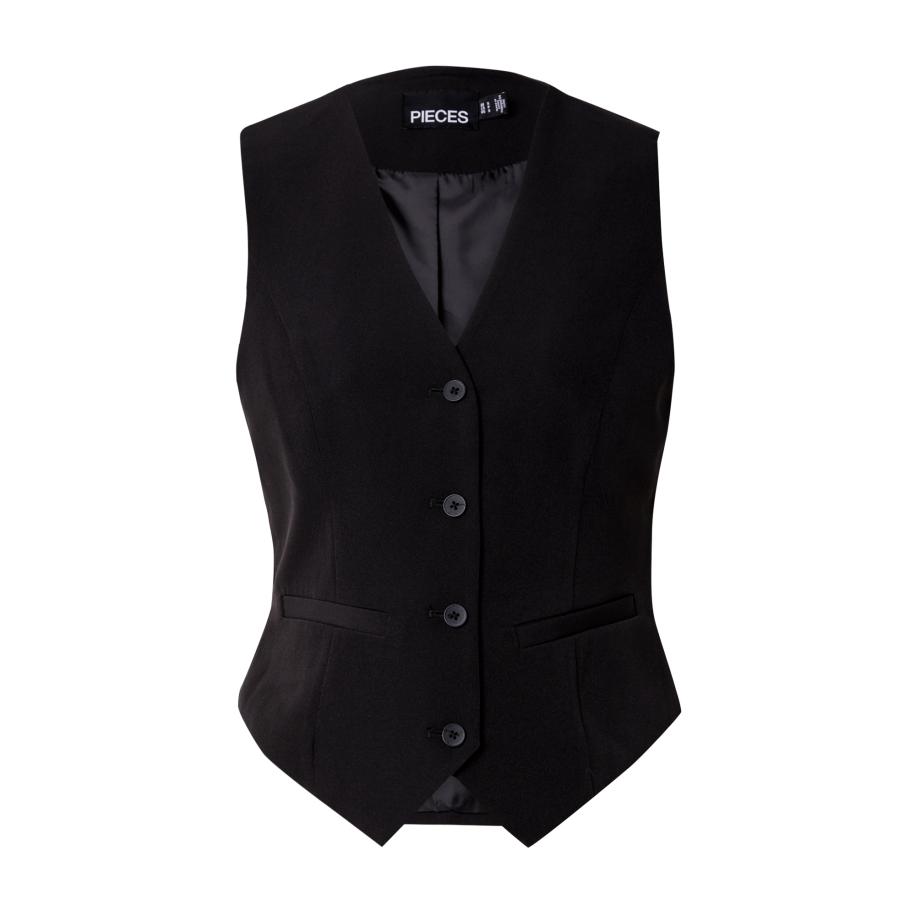 Pieces PIECES Gilet Boxxy zwart -