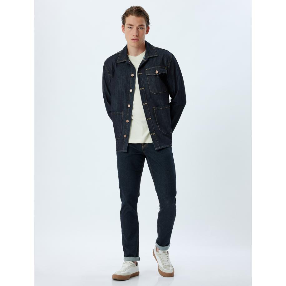 Koton Koton Tussenjas donkerblauw -