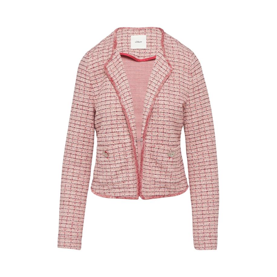 s.Oliver BLACK LABEL s.Oliver BLACK LABEL Tussenjas pink / wit -