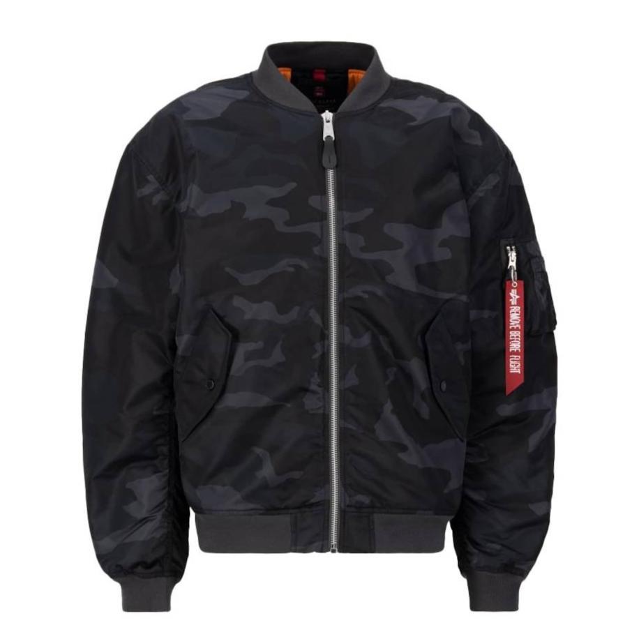 Alpha Industries ALPHA INDUSTRIES Winterjas MA-1 CS grijs / rood / zwart -