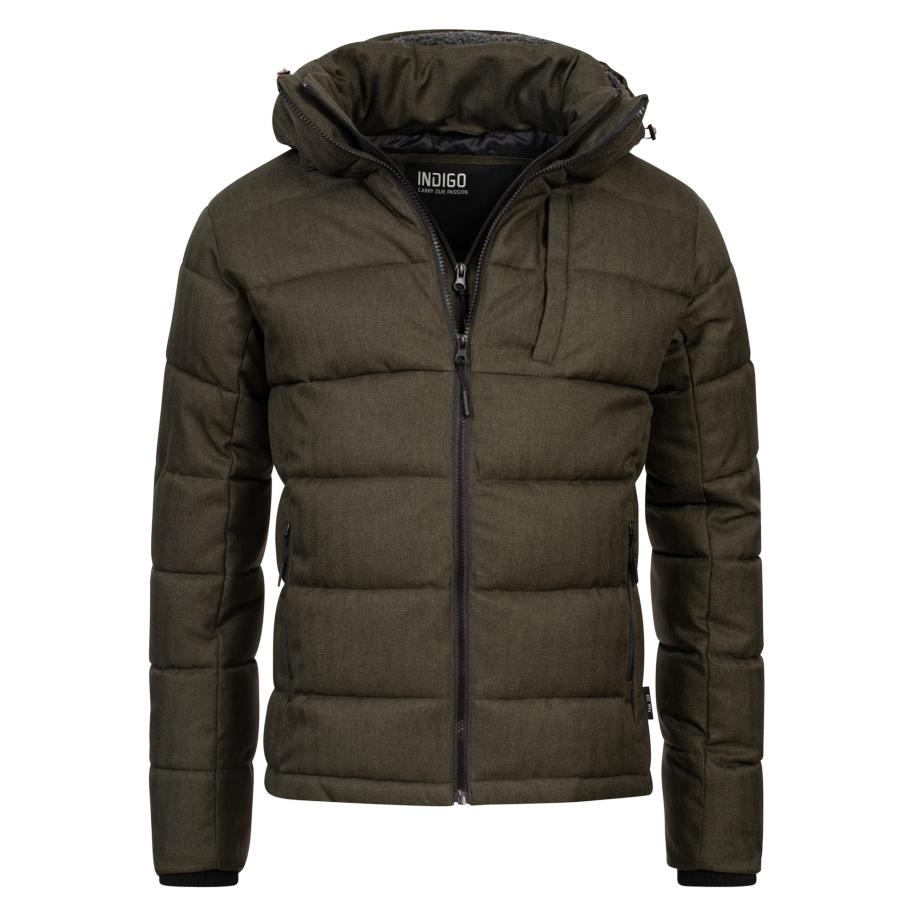 INDICODE JEANS INDICODE JEANS Winterjas Hebert olijfgroen -