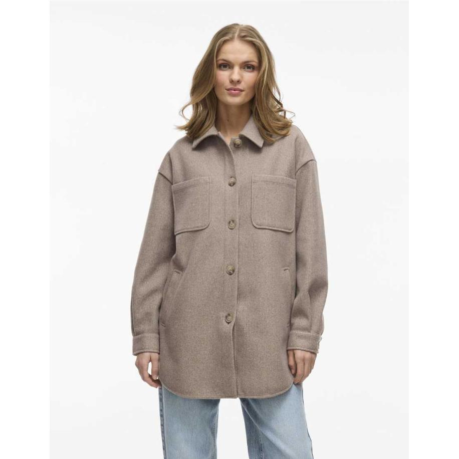 VILA Jack in naturel melange-Neutraal Multicolor