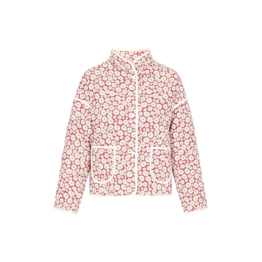 Swirly swirly Tussenjas geel / rood / wit -