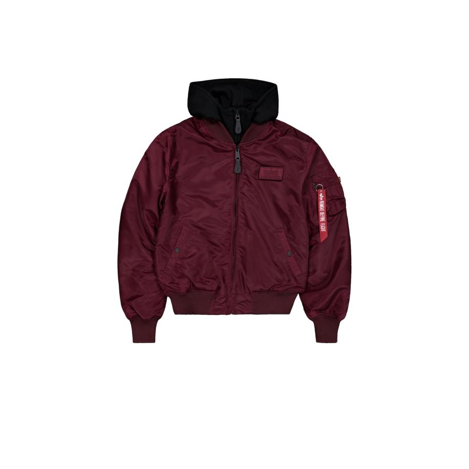 Alpha Industries ALPHA INDUSTRIES Tussenjas MA-1 D-Tec donkerrood -