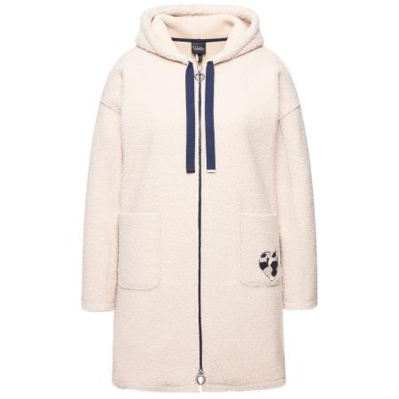 Ulla Popken Ulla Popken Tussenjas ecru / blauw