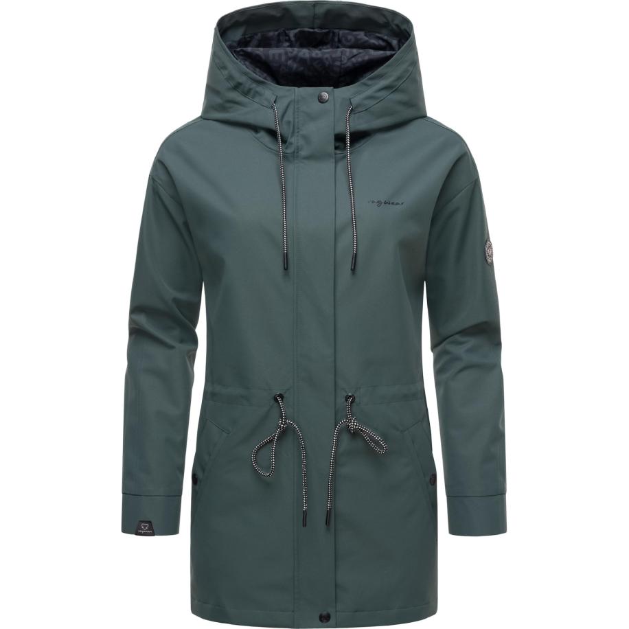 Ragwear Ragwear Functionele jas Urbanna Remake donkergroen -