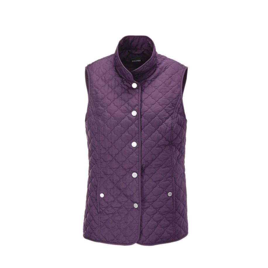 Goldner Goldner Bodywarmer donkerlila -