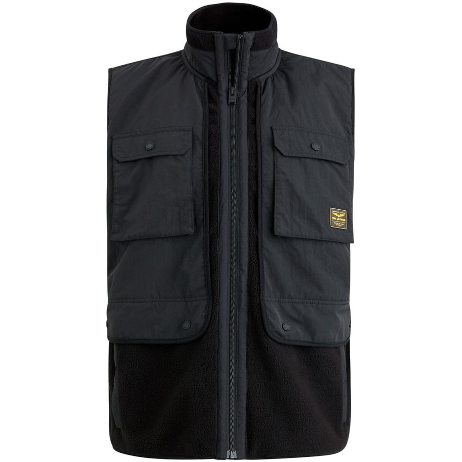 PME Legend Fleece Bodywarmer Zwart Zwart