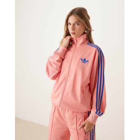 adidas Originals Firebird Losse trainingstop in roze