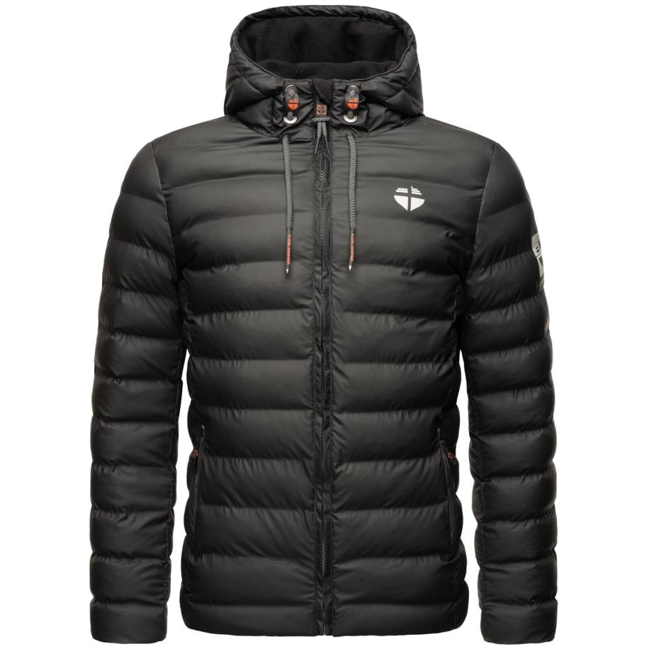 STONE HARBOUR STONE HARBOUR Winterjas Zaharoo zwart / wit -