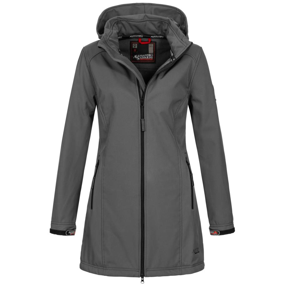 Alessandro Salvarini Alessandro Salvarini Functionele jas donkergrijs -