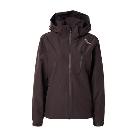 Weather Report Weather Report Outdoorjas Camelia donkerbruin / wit