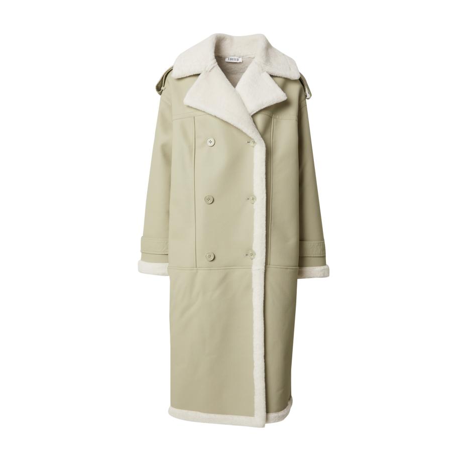 EDITED EDITED Wintermantel Erin mintgroen -