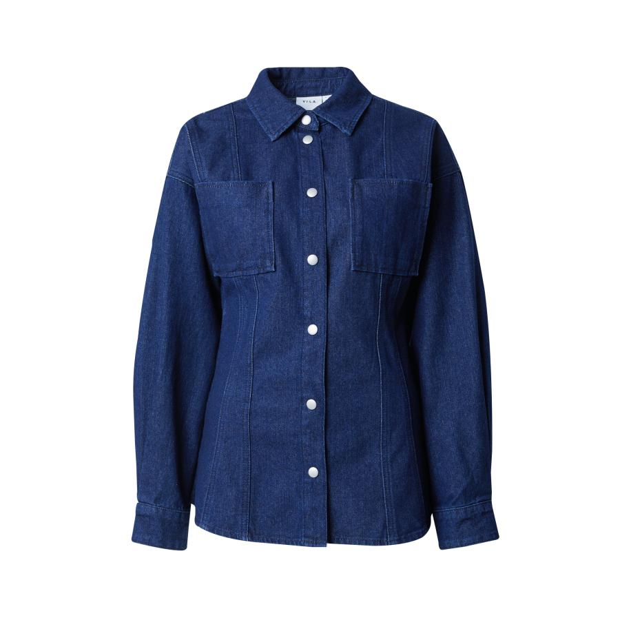 Vila VILA Tussenjas blauw denim -