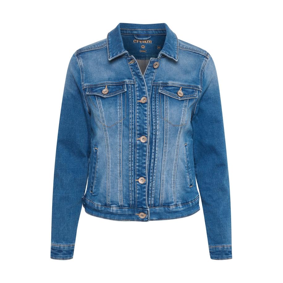 Cream Cream Tussenjas Rota blauw denim -