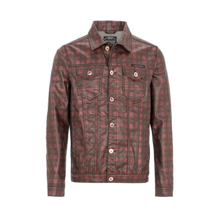 Cipo & Baxx CIPO & BAXX Tussenjas grijs / rood