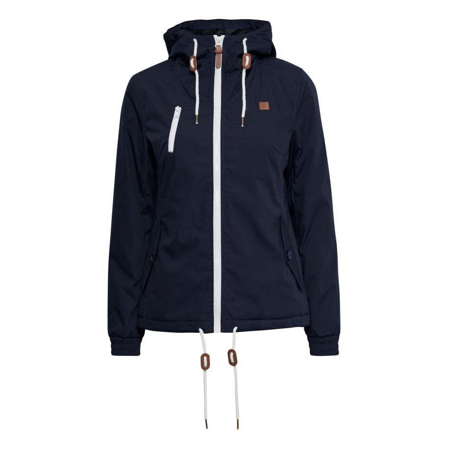 Oxmo Tussenjas Tilda nachtblauw / wit Blauw