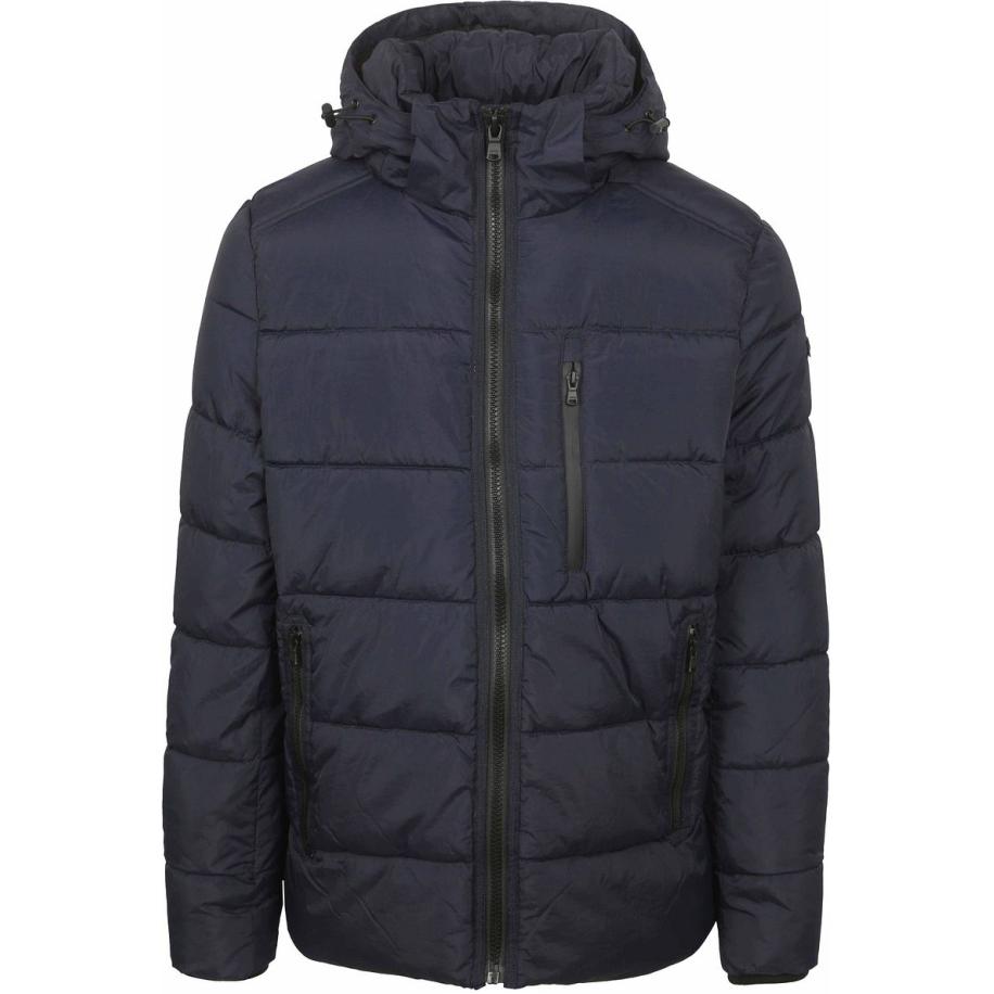 McGregor Jas Hooded Puffer Navy Blauw