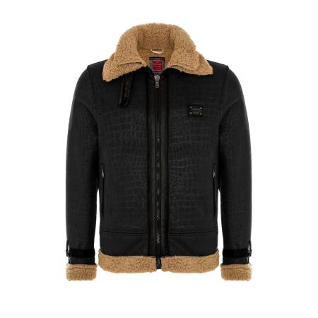 Cipo & Baxx CIPO & BAXX Tussenjas lichtbruin / zwart