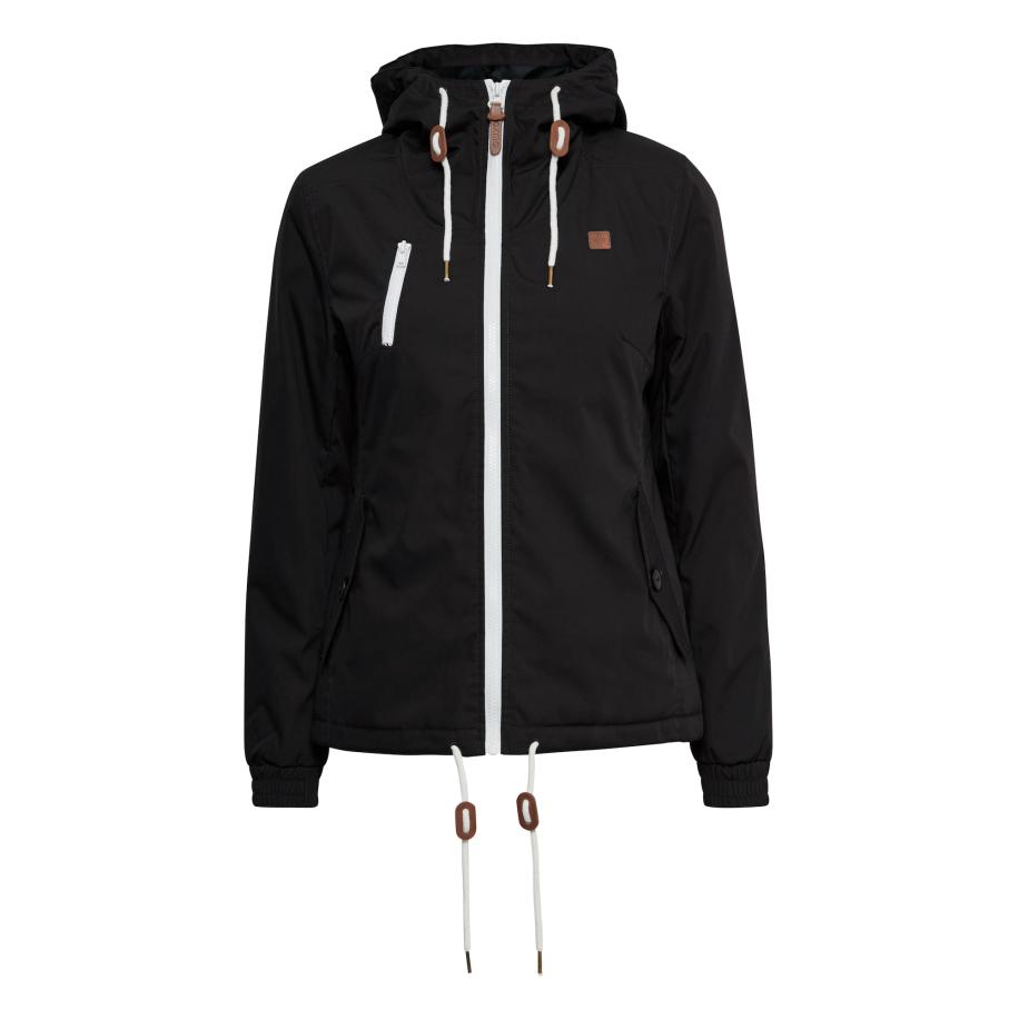 Oxmo Tussenjas Tilda zwart / wit Zwart