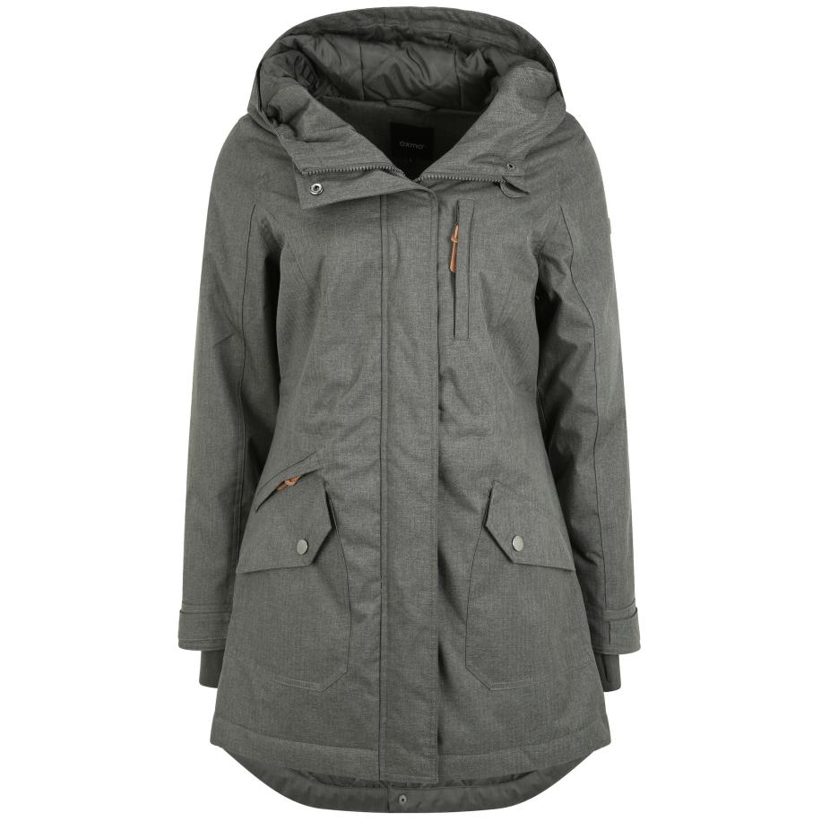 Oxmo Oxmo Tussenparka Bella donkergrijs -