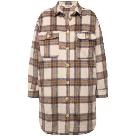 Studio Untold Studio Untold Tussenjas beige / blauw / bruin