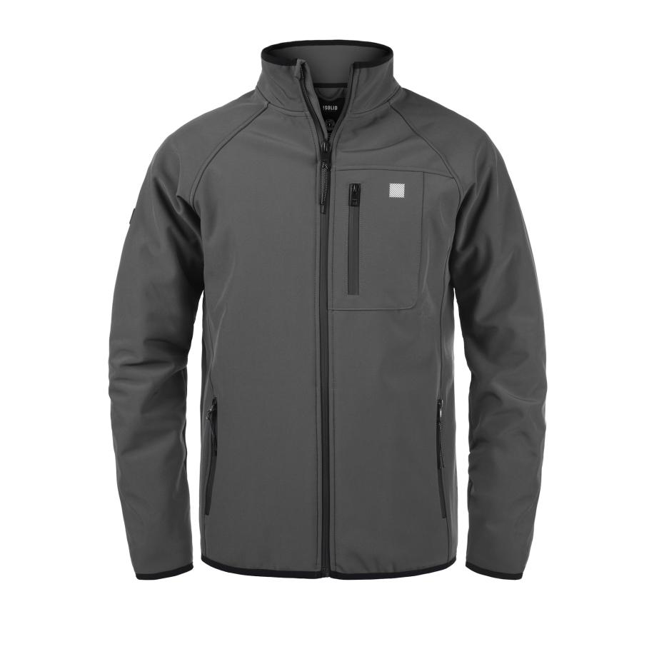 Solid !Solid Tussenjas Solane grijs -