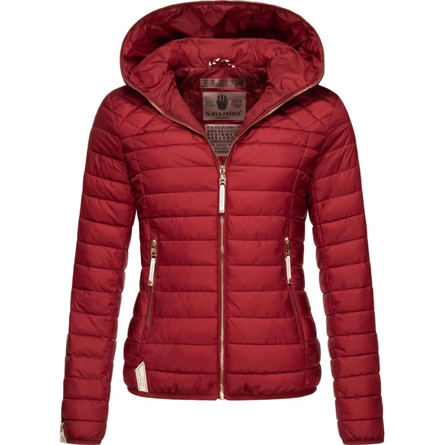 NAVAHOO Tussenjas Ich Bin Hübsch karmijnrood Rood