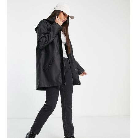 Vero Moda Tall Regenjas in zwart
