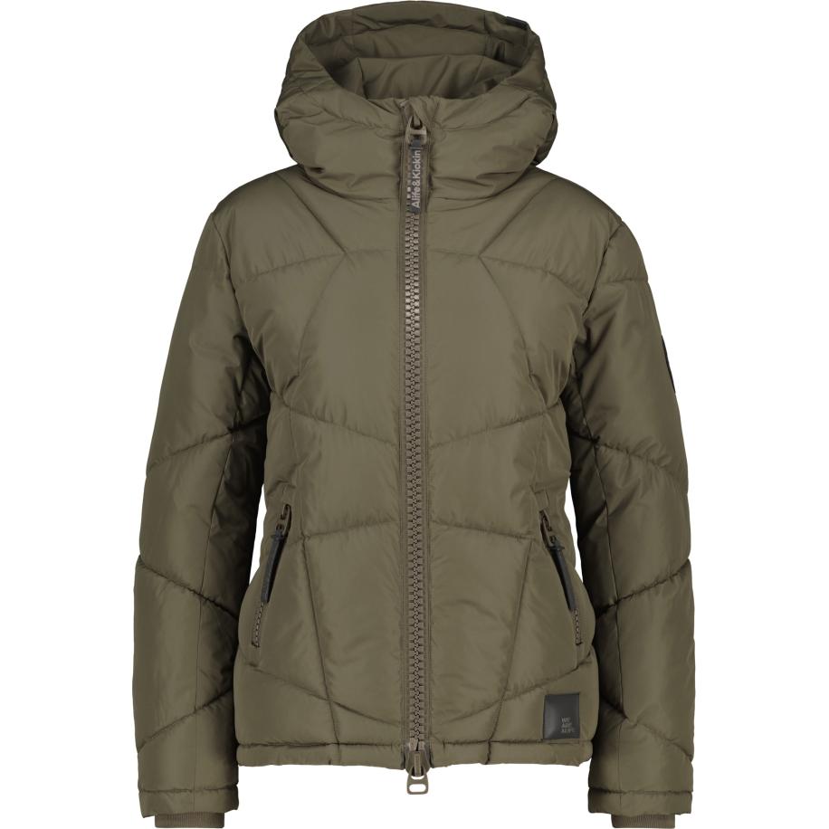 Alife and Kickin Winterjas Kasandra olijfgroen Groen