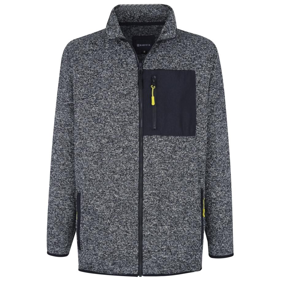 BABISTA Fleece jas grijs, Melange Grijs