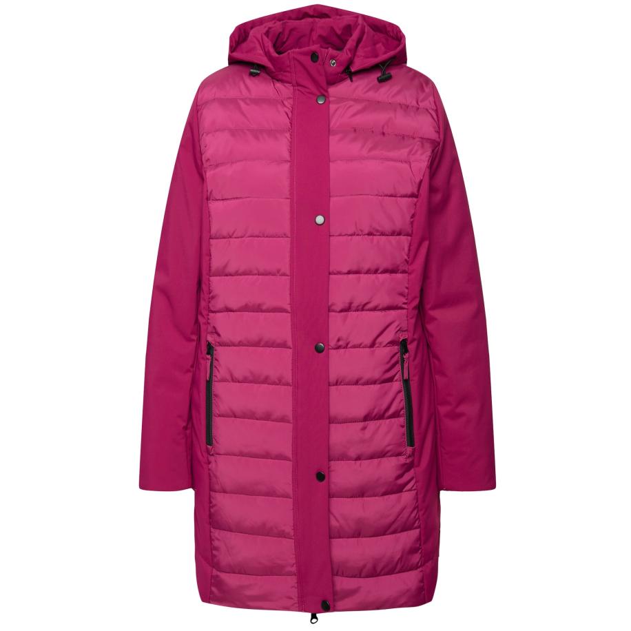 Ulla Popken Ulla Popken Winterjas magenta -