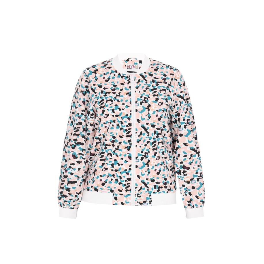 MyMo ATHLSR myMo ATHLSR Tussenjas beige / blauw / zwart / wit -