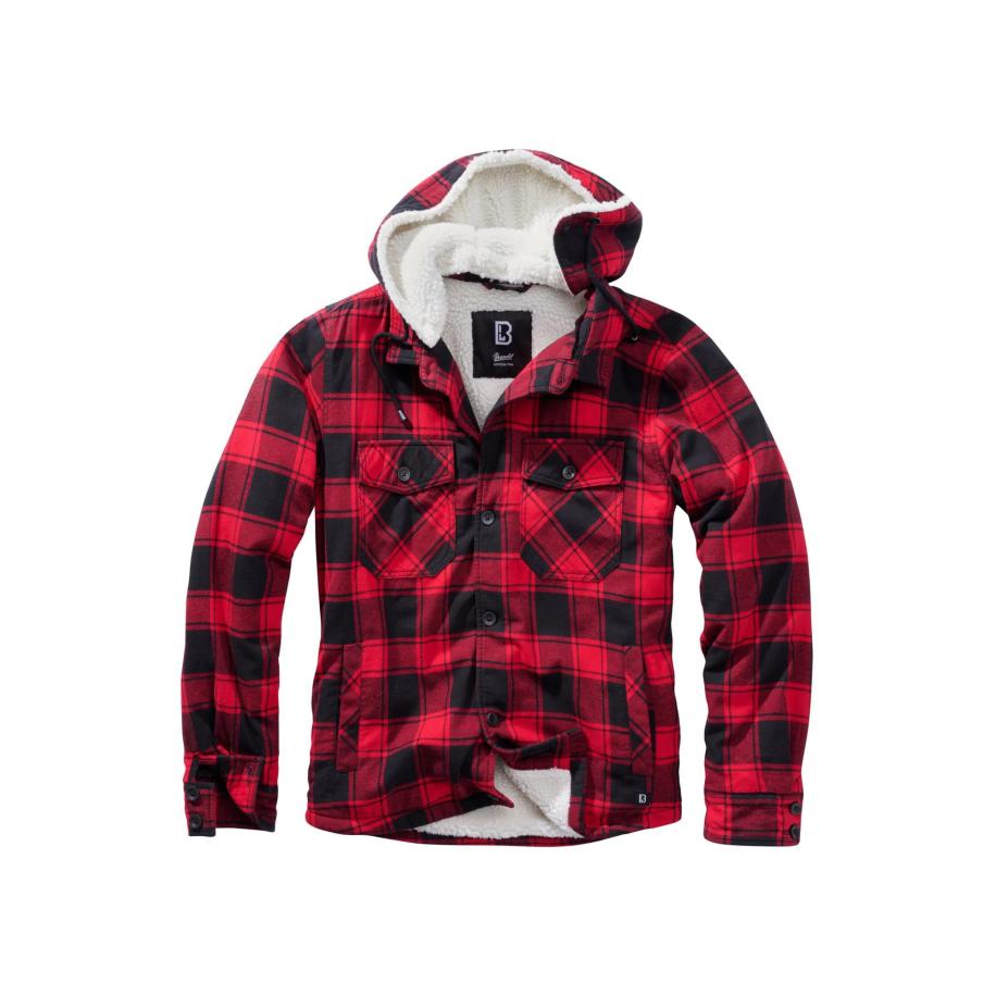 Brandit Brandit Tussenjas lichtrood / rood gemêleerd / zwart -