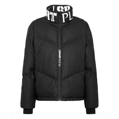 Plein Sport Plein Sport Winterjas Tiger zwart / wit