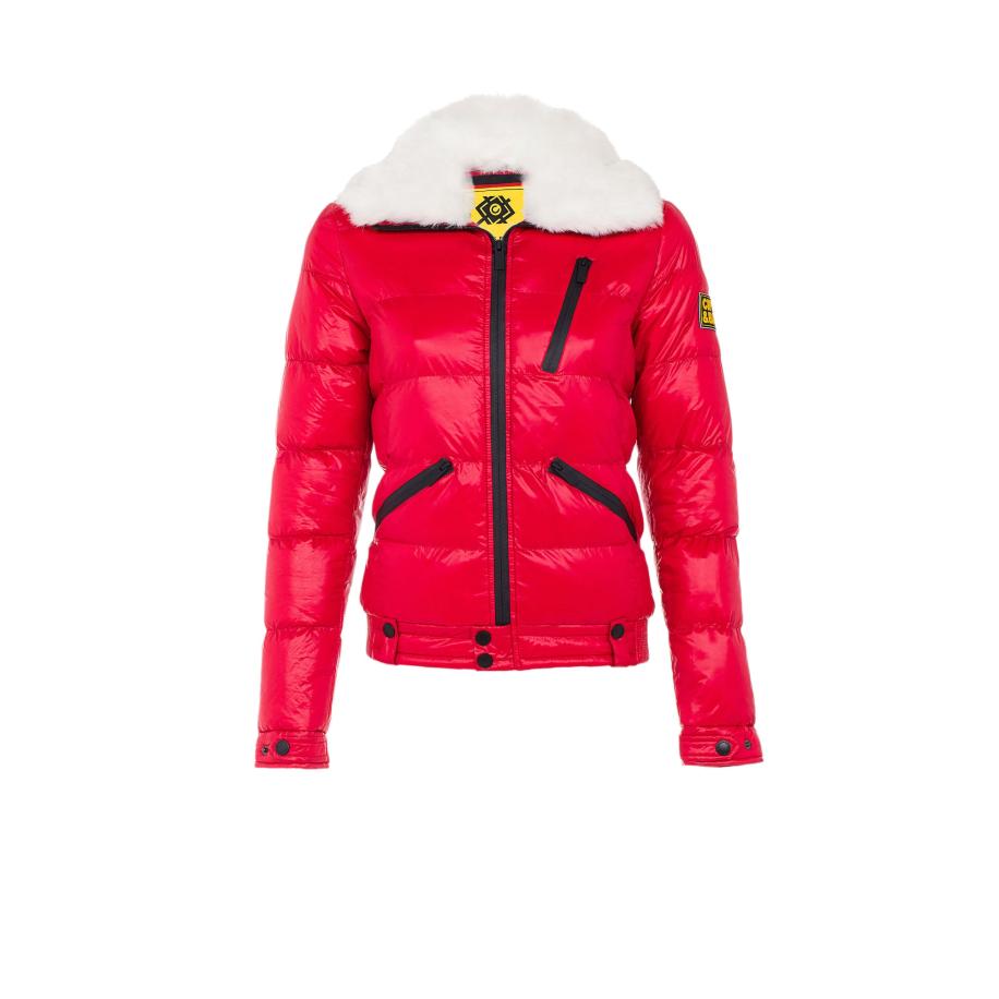 Cipo & Baxx CIPO & BAXX Winterjas Spark rood / zwart -