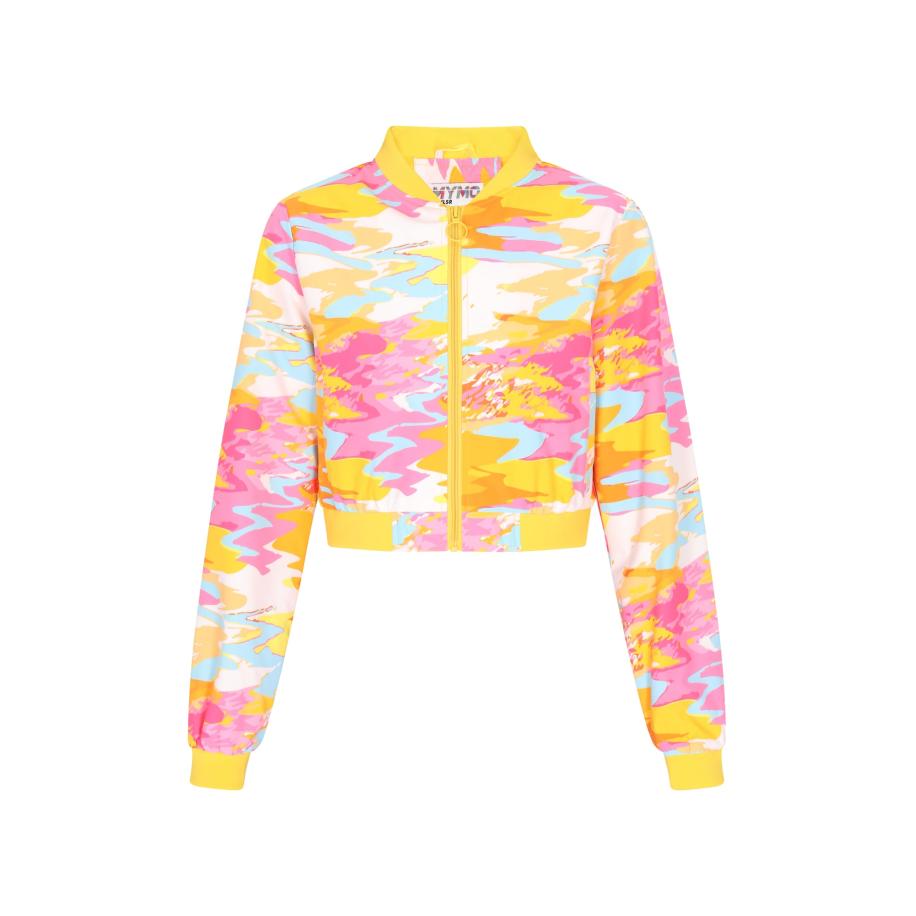 MyMo ATHLSR myMo ATHLSR Tussenjas lichtblauw / oranje / pink / wit -