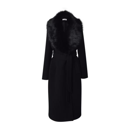 EDITED EDITED Tussenmantel Mailen zwart