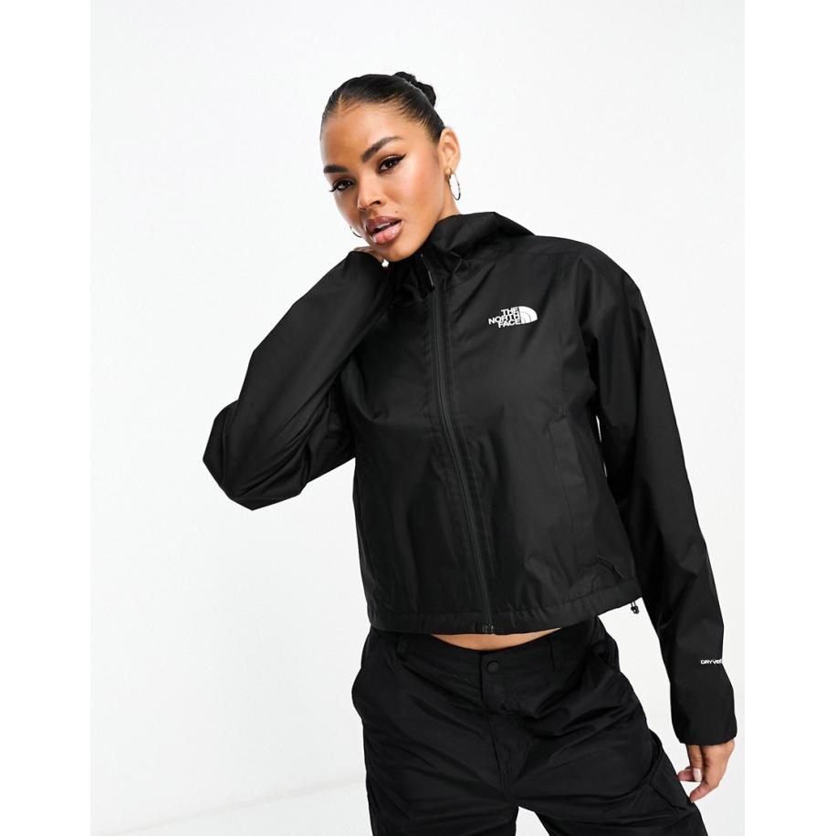 The North Face Quest Cropped waterbestendig jack in zwart Zwart