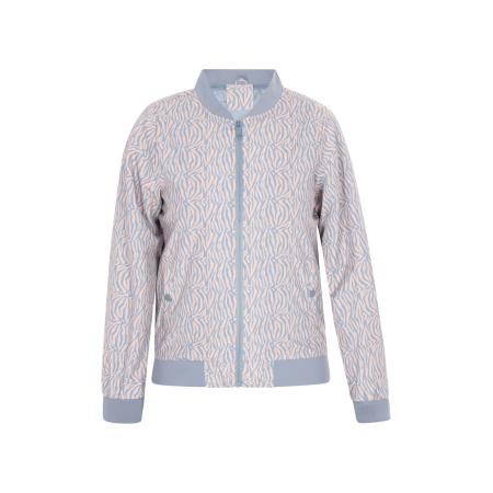 NALLY Tussenjas beige / blauw