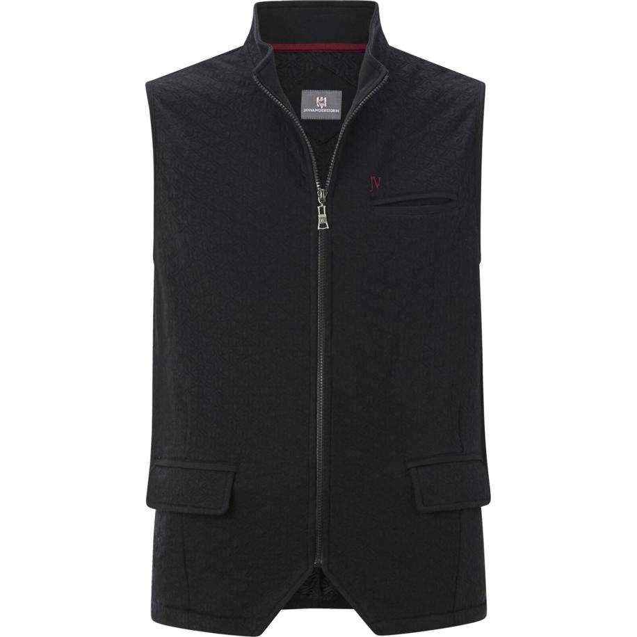 jan vanderstorm Jan Vanderstorm Bodywarmer Lindborg zwart -
