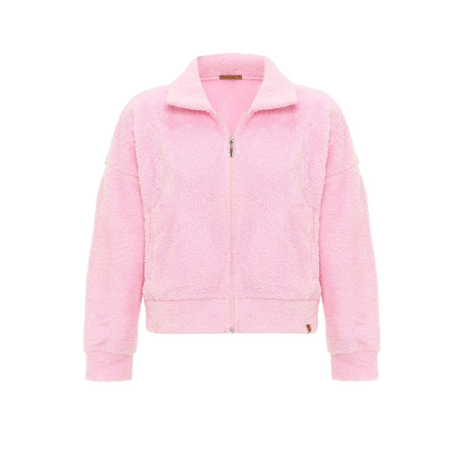 Cool Hill Cool Hill Fleece jas pink -