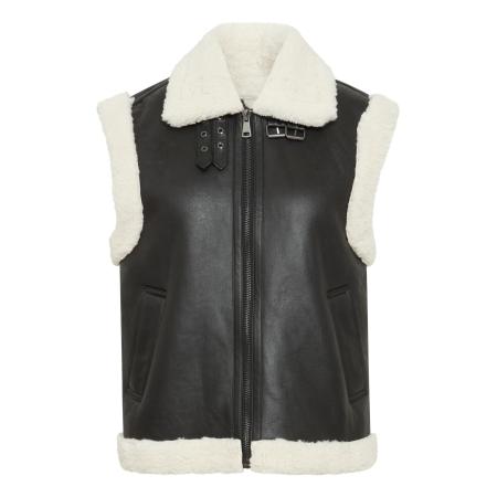 b.young b.young Bodywarmer Asanne zwart / wit